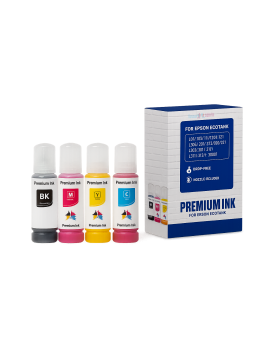 Epson 103 Uyumlu 70ml Premium Mürekkep Seti –kutulu  4 Renk (BK/C/M/Y)